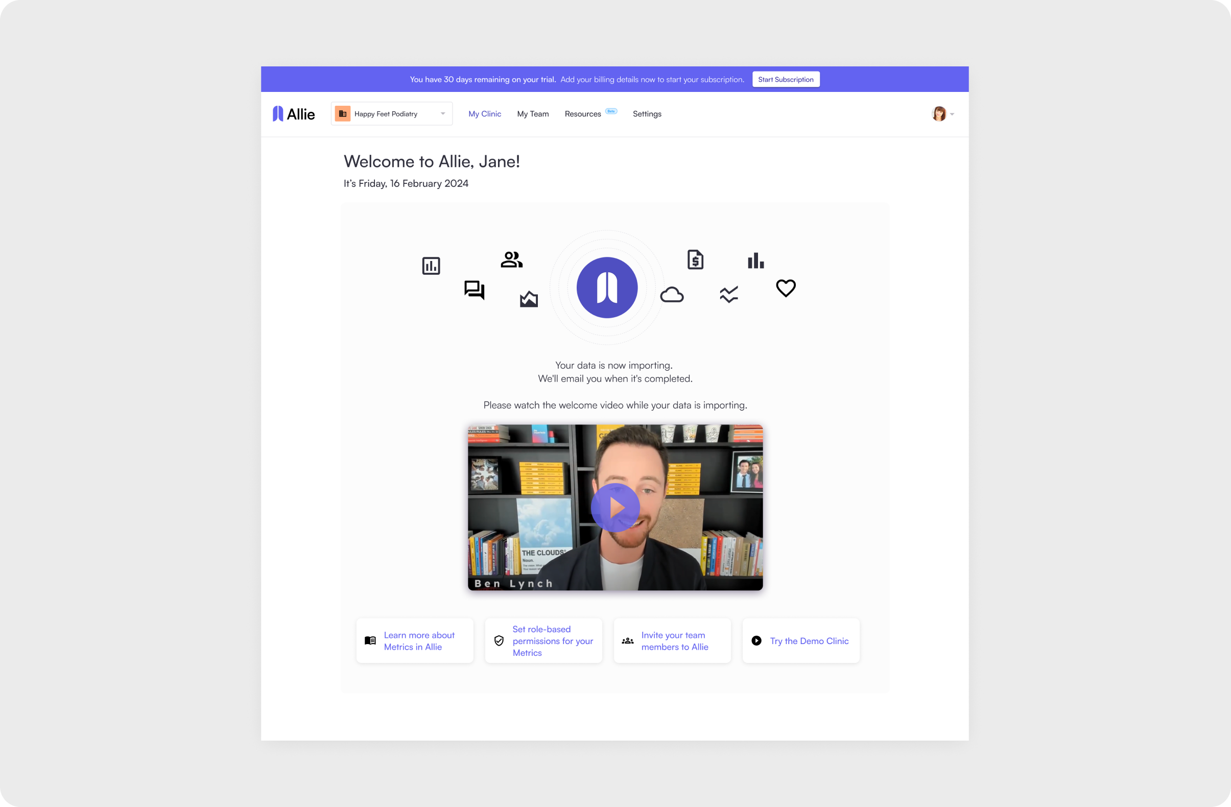 Allie Onboarding