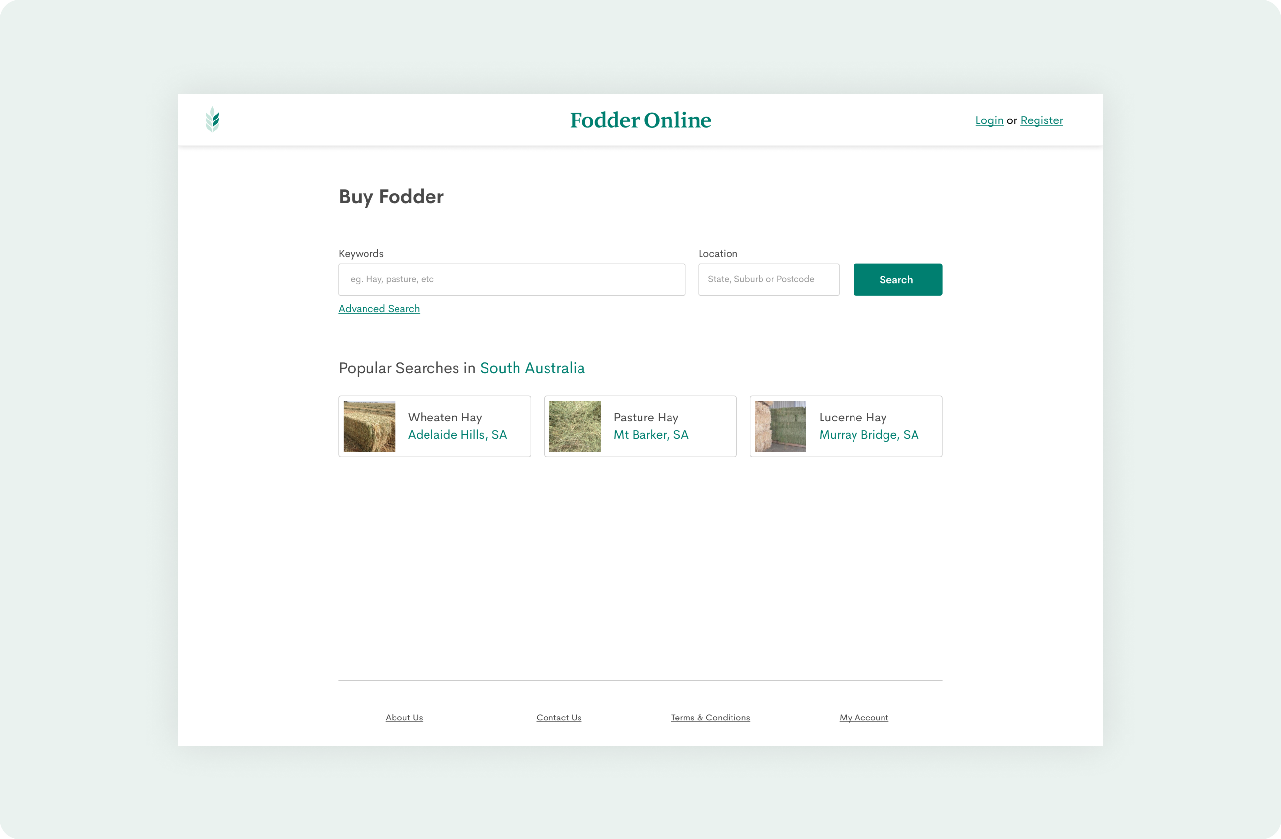 Fodder online screenshot
